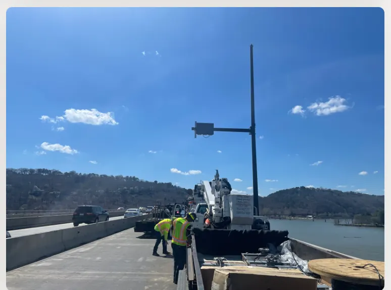 Instalación de la I-430 ITS entre la autopista 10 y la autopista 100