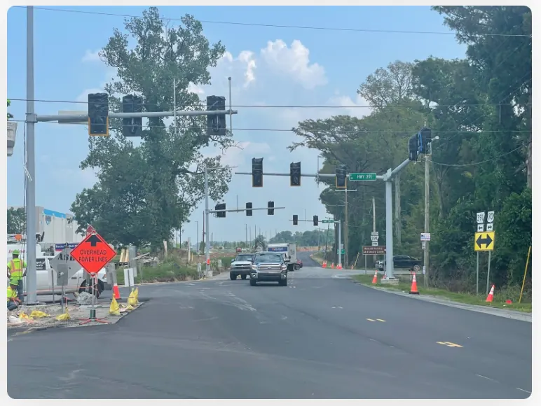Amazon Traffic Signals at Highway 391 and Highway 70